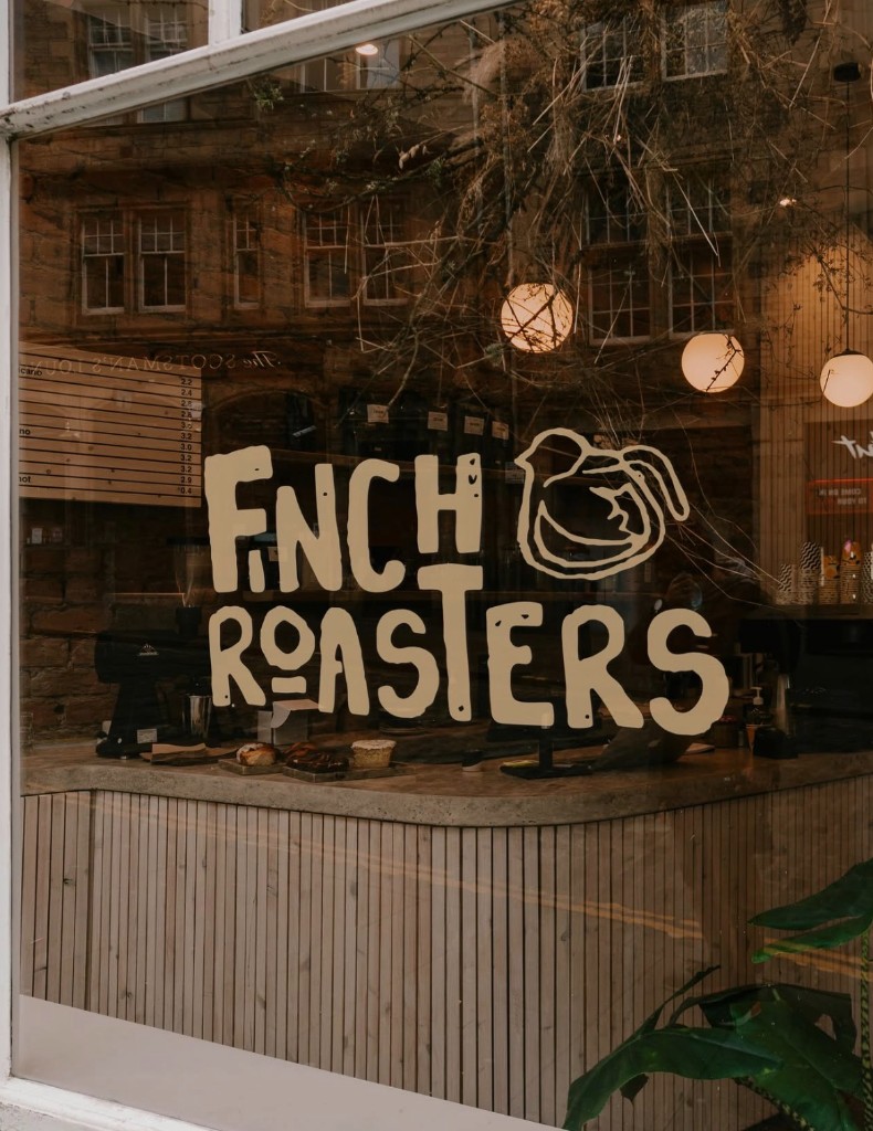 Finch Roasters storefront window
