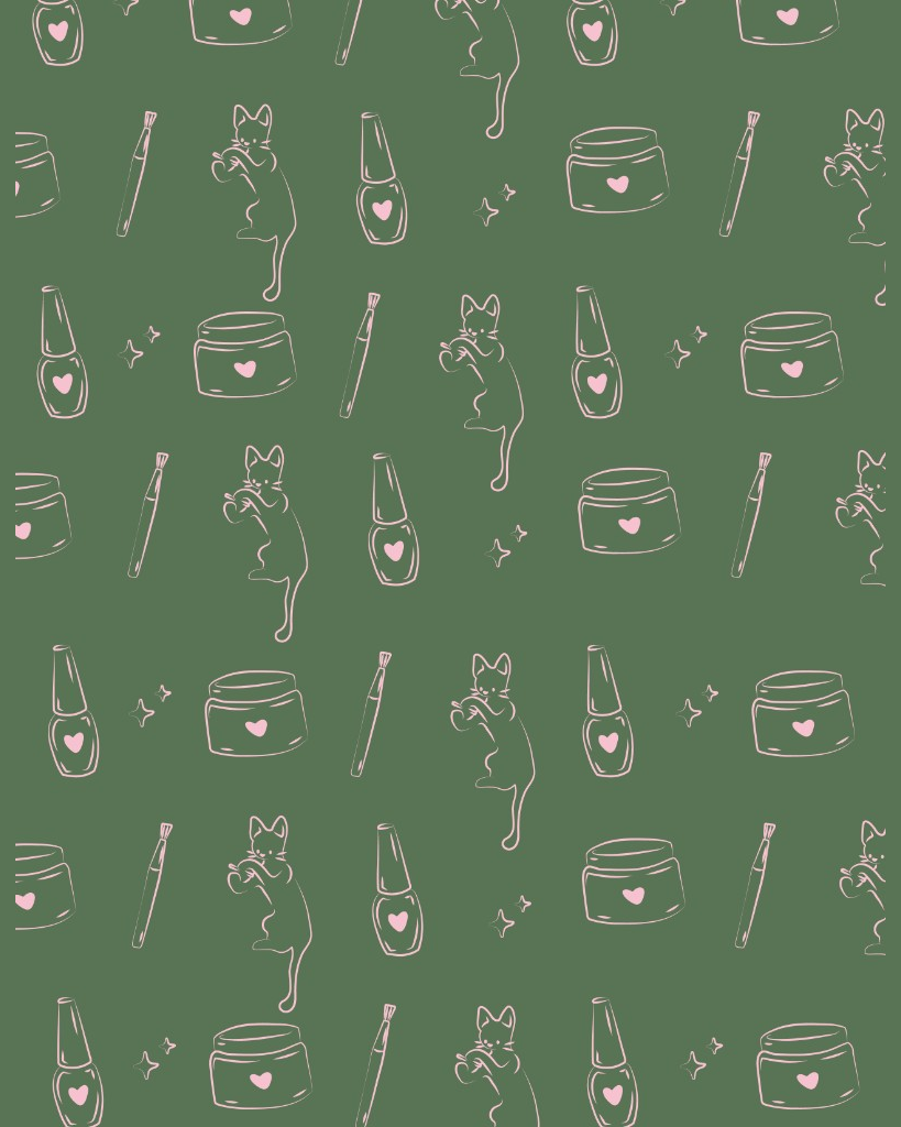 Rhea Nail Studio brand pattern